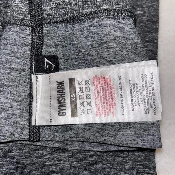 Gymshark Charcoal Heather Leggings - Picture 4 of 4